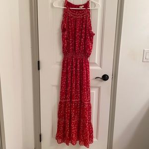 Cute red summer dress